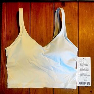 Lulu Lemon Align cropped white tank in size 6. New, with tags and never worn.